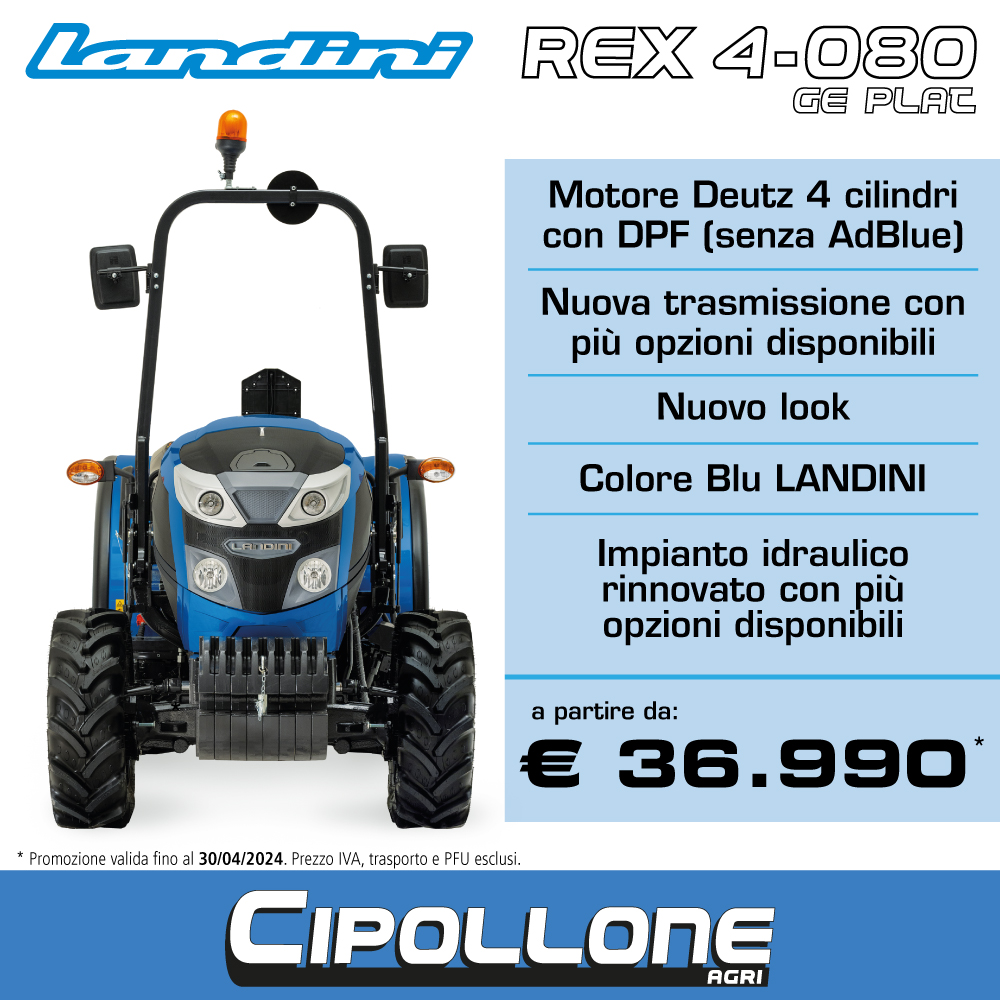 Promozione Landini Rex 4-080 GE